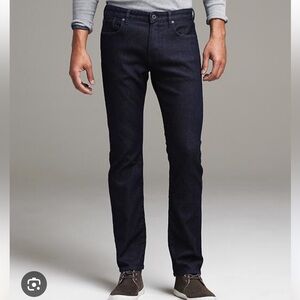 Mens Banana Republic Slim Fit Travel Dark Wash Jean 32x34 Slim Fit